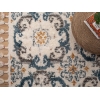 Barcelona Rosette 200 x 300 cm Zymta Winter Carpet - Blue / Cream