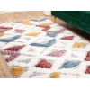 Barcelona Vector 120 x 180 cm Zymta Winter Carpet - Cream / Yellow