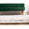 Barcelona Big Diamond 80 x 150 cm Zymta Winter Carpet - Cream / Green