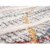 Barcelona Waves 100 x 100 cm Round Zymta Winter Carpet - Yellow / Cream