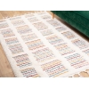 Barcelona Striped Windows 200 x 300 cm Zymta Winter Carpet - Cream / Yellow / Plum / Cherry