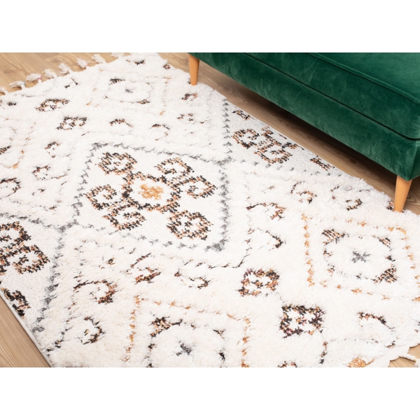 Barcelona Polya 200 x 300 cm Zymta Winter Carpet - Yellow / Cream