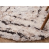 Bohemian Explosion 133 x 133 Cm Zymta Winter Carpet - Off White / Grey / Pale Pink