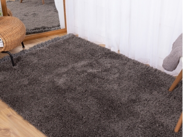 Bohemian Plain 200 x 300 Cm Zymta Winter Carpet - Dark Grey