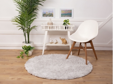 Bohemian Plain 133 x 133 Cm Zymta Winter Carpet - Grey