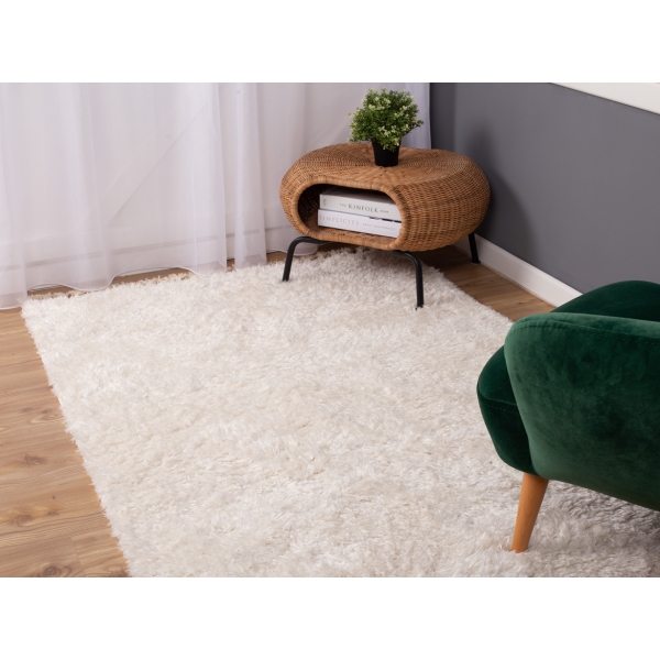 Bohemian Plain 200 x 300 Cm Zymta Winter Carpet - Off White