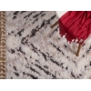 Bohemian Explosion 120 x 180 Cm Zymta Winter Carpet -  Off White / Grey / Pale Pink