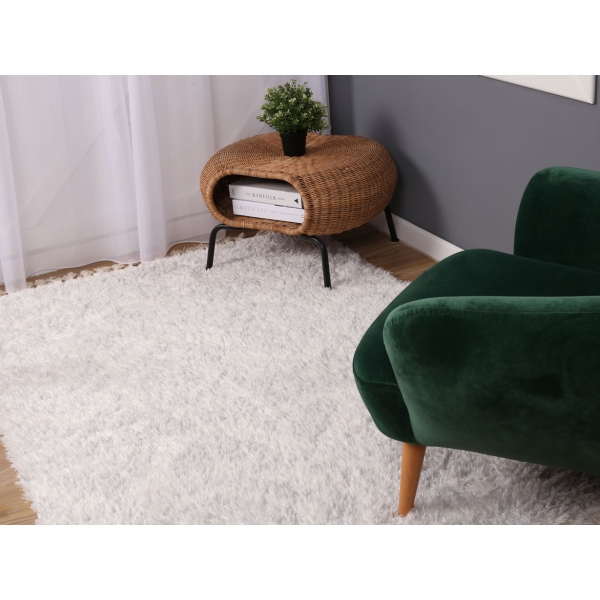 Bohemian Duffy 160 x 230 Cm Zymta Winter Carpet - Off White / Grey