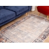Rome Chaos 120 x 180 cm Zymta Winter Carpet - Light Beige / Salmon / Navy Blue / Grey