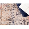 Rome Blossom 80 x 100 cm Zymta Winter Carpet - Light Beige / Navy Blue / Yellow / Pink