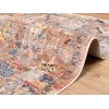 Rome Clutter 120 x 180 cm Zymta Winter Carpet - Light Brown / Navy Blue / Salmon / Yellow