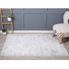 Bella Striped 120 x 180 cm Zymta Winter Carpet - Cream / Light Grey