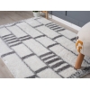 Bella Bricks 160 x 230 cm Zymta Winter Carpet - Cream / Dark Grey / Grey