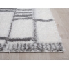 Bella Bricks 80 x 150 cm Zymta Winter Carpet - Cream / Dark Grey / Grey