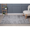 Bella Boxes 160 x 230 cm Zymta Winter Carpet - Dark Grey / Grey / Light Grey