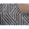 Bella Maze 80 x 150 cm Zymta Winter Carpet - Dark Grey / Light Grey