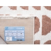 Comfy Arches 80 x 150 cm Zymta Winter Carpet - Off White / Salmon