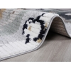 Comfy World Map 120 x 180 cm Zymta Winter Carpet - Sage Green / Grey / Off White / Navy Bllue