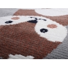 Comfy Fox 120 x 180 cm Zymta Winter Carpet - Terracotta / Grey / Off White / Green