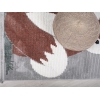 Comfy Fox 120 x 180 cm Zymta Winter Carpet - Terracotta / Grey / Off White / Green