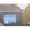 Comfy Bima 80 x 150 cm Zymta Winter Carpet - Salmon / Off White / Terracotta / Grey