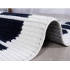 Comfy Arches 80 x 150 cm Zymta Winter Carpet - Off White / Navy Blue