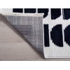 Comfy Arches 80 x 150 cm Zymta Winter Carpet - Off White / Navy Blue