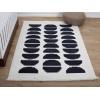 Comfy Arches 200 x 300 cm Zymta Winter Carpet - Off White / Navy Blue