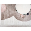 Comfy Happy Bear 80 x 150 cm Zymta Winter Carpet - Light Brown / Off White / Navy Blue / Salmon