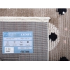 Comfy Happy Bear 80 x 150 cm Zymta Winter Carpet - Light Brown / Off White / Navy Blue / Salmon