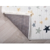 Comfy Mini Stars 160 x 230 cm Zymta Winter Carpet - Off White / Light Grey / Yellow / Salmon