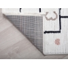 Comfy Hopscotch 80 x 150 cm Zymta Winter Carpet - Off White / Navy Blue / Yellow / Salmon