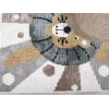 Comfy Lion 160 x 230 cm Zymta Winter Carpet - Dark Yellow / Off White / Light Brown / Grey