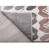Comfy Butterflies 160 x 230 cm Zymta Winter Carpet - Off White / Brown / Green / Terracotta