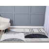 Comfy Vivo 80 x 150 cm Zymta Winter Carpet - Green / Off White / Grey / Navy Blue
