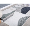 Comfy Vivo 120 x 180 cm Zymta Winter Carpet - Green / Off White / Grey / Navy Blue