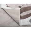 Comfy Flying Elephant 120 x 180 cm Zymta Winter Carpet - Off White / Brown / Grey / Salmon