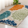 Madagascar Luxi 200 x 300 cm Zymta Decorative Carpet - Green / Beige / Orange / Navy Blue