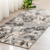 Madagascar Pansy 120 x 180 cm Zymta Decorative Carpet - Grey / White / Beige / Anthracite