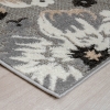 Madagascar Pansy 160 x 230 cm Zymta Decorative Carpet - Grey / White / Beige / Anthracite