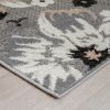 Madagascar Pansy 120 x 180 cm Zymta Decorative Carpet - Grey / White / Beige / Anthracite