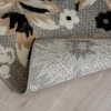 Madagascar Pansy 160 x 230 cm Zymta Decorative Carpet - Grey / White / Beige / Anthracite