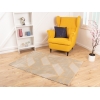 London Geometric Zymta Winter Carpet 300 x 400 Cm - Light Beige / Beige