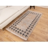 Paris Doom Zymta Winter Carpet 80 x 150 Cm - Cream / Black