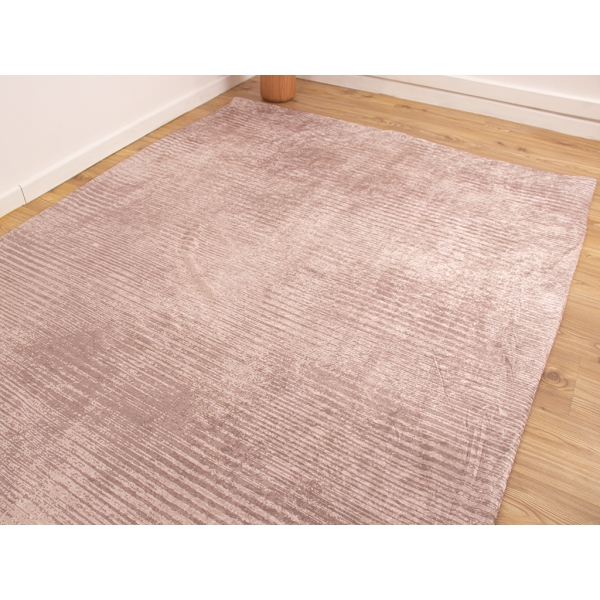 Zymta Gradient 160 x 230 Cm Velvet Elastic Carpet Cover - Brown / Light Brown