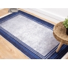 Mosta Carpet Design Decorative Rectangles 180 x 280 cm - Navy Blue / Dark Blue / Grey
