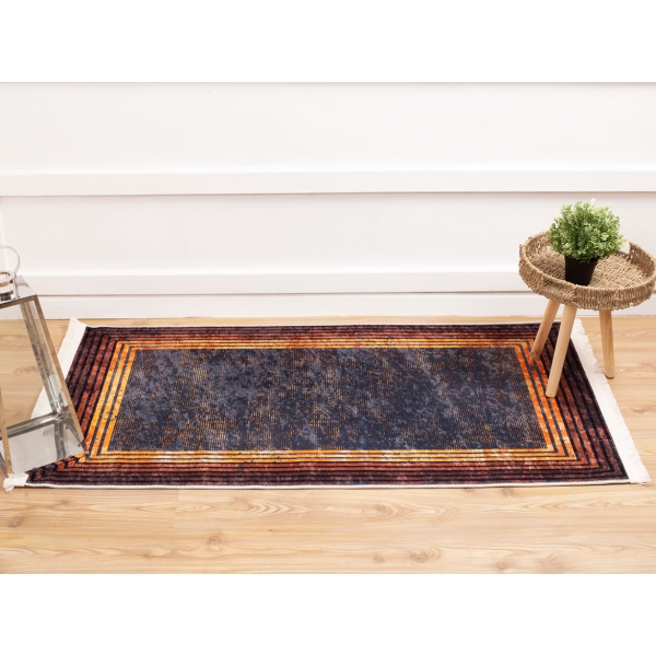Mosta Carpet Design Decorative Rectangles 160 x 230 cm - Honey / Gold / Dark Grey