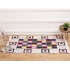 Mosta Carpet Design Decorative Mosaic 160 x 230 cm - Off White / Green / Pink