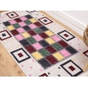 Mosta Carpet Design Decorative Mosaic 180 x 280 cm - Off White / Green / Pink