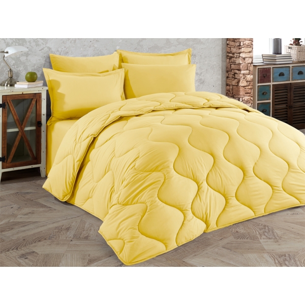 Willy Cotton Double Quilt 260 x 240 cm - Yellow